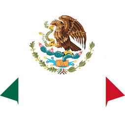 MEXICO flag on Certificate Icon