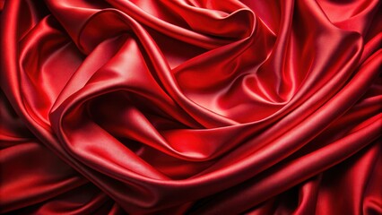 Obraz premium Red silk satin background with a luxurious and elegant texture , silk, satin, red, background, luxurious, elegant, fabric, smooth