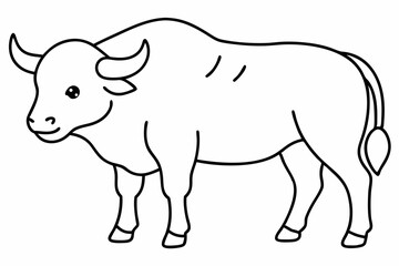 illustration of a cartoon rhino