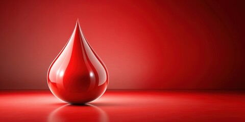 Obraz premium Blood donation concept on red background, blood donation, giving, blood, transfusion, medical, healthcare, needle