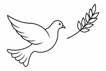 Obraz premium white dove