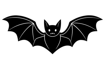 bat on a white
