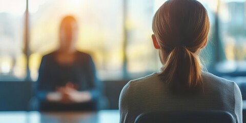 A candid moment capturing a woman in deep thought during a conversation, emphasizing introspection and connection.