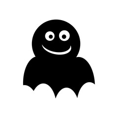 Ghost icon on white background. Vector illustration.