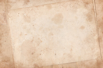 Old paper texture background, brown vintage paper sheet with space for text