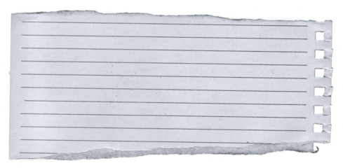 Ripped Torn Paper Edge Texture Transparent Background 