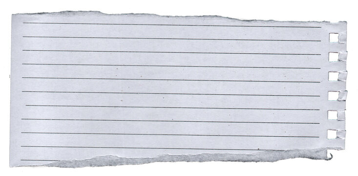 Ripped Torn Paper Edge Texture Transparent Background 