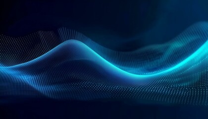 Hitech network connections feature blue lines forming a grid in a 3D technology-style banner design offering a futuristic look for technology or science events.