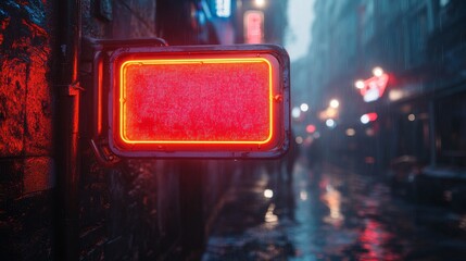 Glowing neon sign with an abstract design, symbolizing modern nightlife, glowtime urban aesthetic, energetic and stylish, with realistic effects, true details style