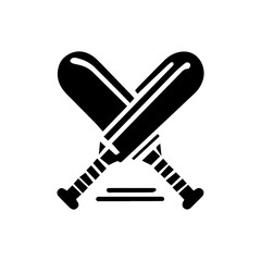 Dynamic tennis racket icon captures the powerful swing and competitive spirit of the game, perfect for sports branding and athletic promotions