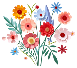 PNG Flower bouquet art pattern plant.
