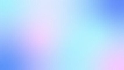 Winter holographic gradient. Pastel Christmas background, modern winter blue gradient vector design.