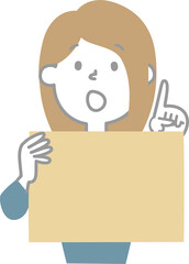 collection set of cute doodle hand draw text box with girl woman character, speech bubble balloon think speak talk banner, flat png transparent element design