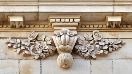 Ornate elements and stucco