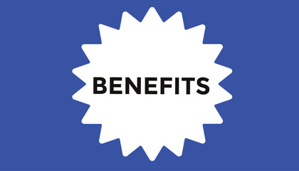 Benefits open button web banner templates. Vector Illustration 
