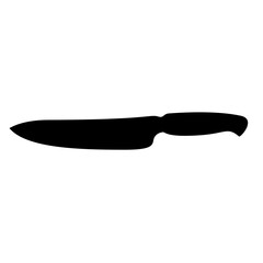 Knife silhouette vector