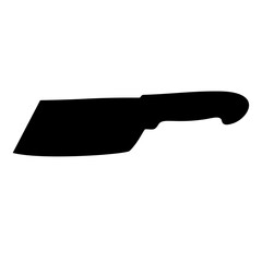 Knife silhouette vector