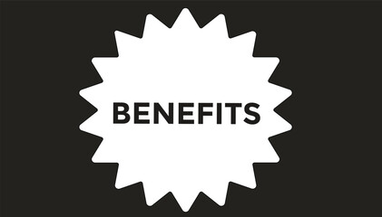 Benefits open button web banner templates. Vector Illustration 
