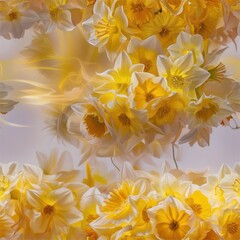 Fototapeta premium Seamless Product Flowers