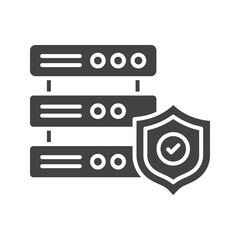 Network and Data Sharing Glyph Icon