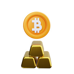 ingots 3d render icons