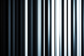 A modern background with thin vertical stripes in monochrome shades of black, white, and grey. The sleek design and strong contrast create a bold, contemporary aesthetic perfect for a minimalist