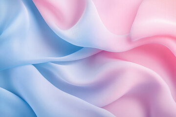 A soft, soothing background in pastel shades of pink and blue, featuring gentle curved shadows that add a sense of calm and relaxation.