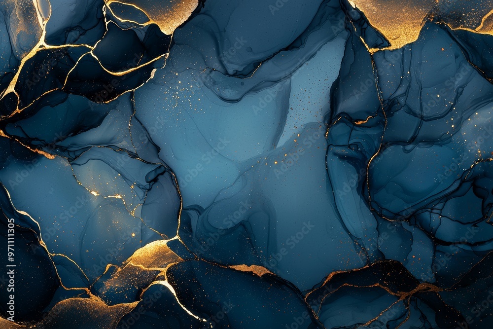 Poster a transparent alcohol ink background with abstract marble texture. use for wrapping paper or wallpap