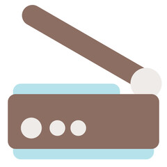 Scanner Icon in Flat Style