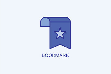 Bookmark Vector Icon Or Logo Illustration