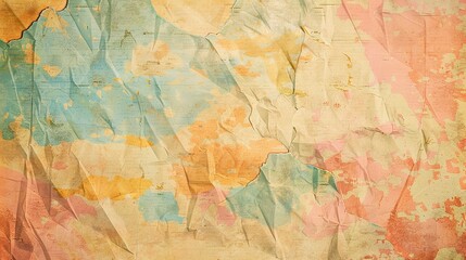 Vintage wallpaper background with an old parchment paper texture and copy space image