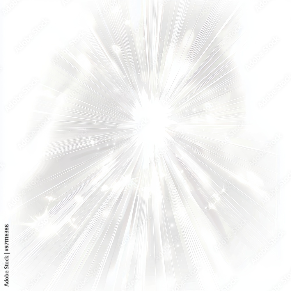 Aufkleber An isolated ray of light of effect on a transparent PNG file.