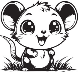 cute rat clipart vector design,awesome cute rat svg,high resolution printable cute rat artwork