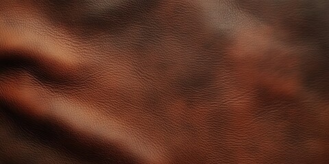 Naklejka premium High-resolution texture of rich brown leather with visible stitching details, perfect for backgrounds, product mockups, or designs that require a luxurious, vintage, or rugged aesthetic in fashion, up
