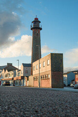 lighthouse in the port