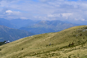 Schöne Landschaft am Hirzer in Südtirol 