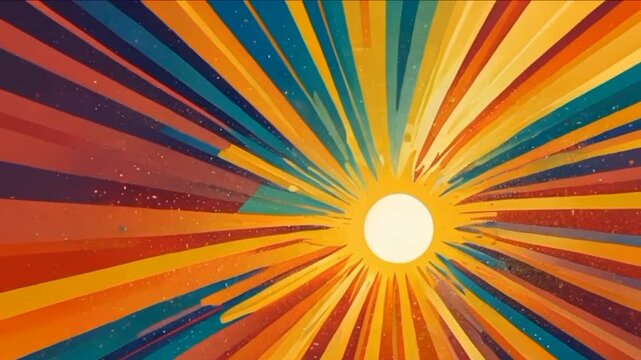 abstract background with rays