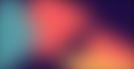 Obraz premium Dynamic Mesh Gradient Red, Blue, and Yellow Noise.