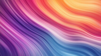 Obraz premium A colorful, wavy line with a rainbow pattern. The colors are bright and vibrant, creating a sense of energy and excitement. The line appears to be moving, giving the impression of motion and dynamism