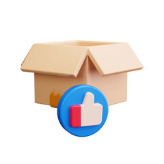 Fototapeta premium testimonial 3d render icons