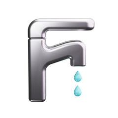 faucet 3d render icons