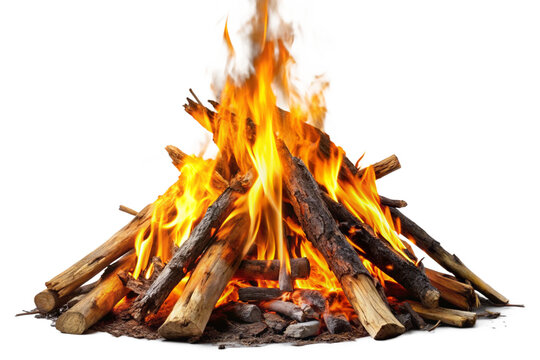 Camfire or bonfire burning png