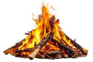 Camfire or bonfire burning png