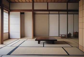 Japanese-inspired living room.
