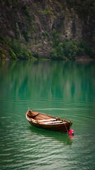 Fototapeta premium boat on the river