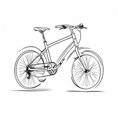 the AI Image Generator, City bicycle fixed gear