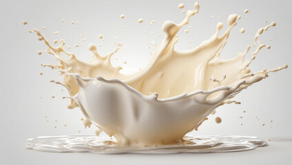 Milk Splash Isolated