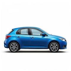 the AI Image Generator, GT Sport blue compact car,