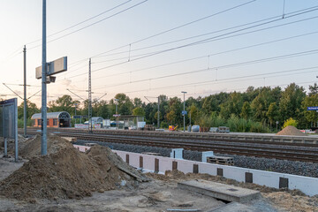 Sanierung eines Bahnhofes