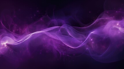 Obraz premium A vibrant abstract representation of flowing energy and cosmic elements in shades of purple, evoking a sense of wonder.